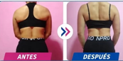 Antes y después de espalda y postura