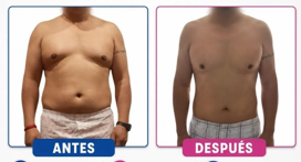 Comparativa de cambio físico con seguimiento